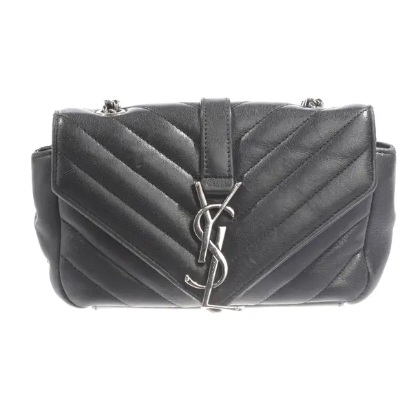 Schultertasche, in Schwarz, Leder, Saint Laurent