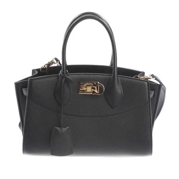 Handtasche, in Schwarz, Leder, Salvatore Ferragamo