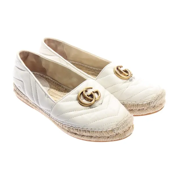 Espadrilles, in Weiß, Gucci