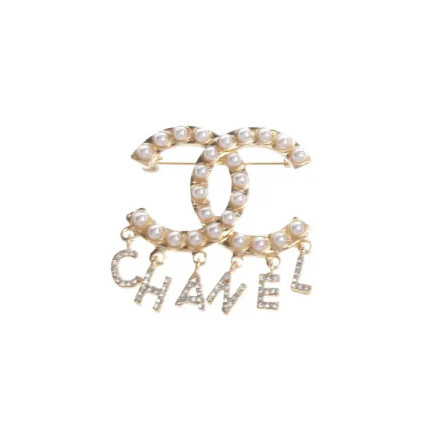 Brooch, in Gold, Metal (metallic, metallized), Chanel