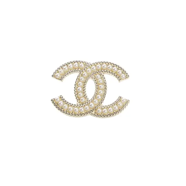 Brooch, in Gold, Metal (metallic, metallized), Chanel