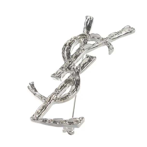 Spilla, in argento, Metallo (metallico, metallizzato), Saint Laurent