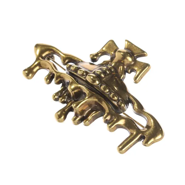 Brooch, in Gold, Metal (metallic, metallized), Vivienne Westwood