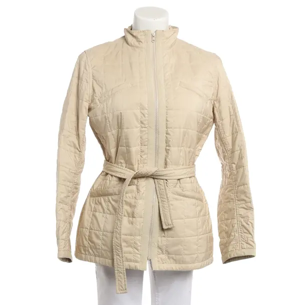 Mid-Season Jacket, in Beige, Polyester, Fay