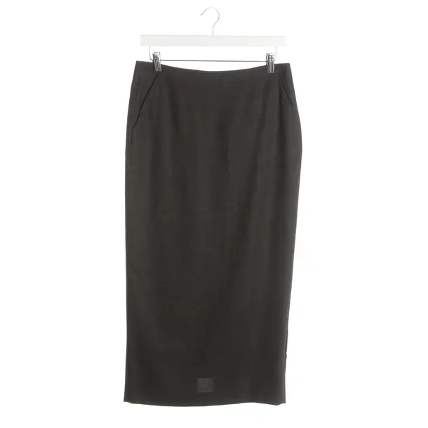Skirt, in Dark Gray, Wool, Fabiana Filippi
