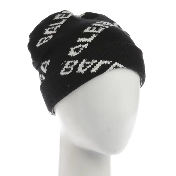 Beanie, in Black, Wool, Balenciaga