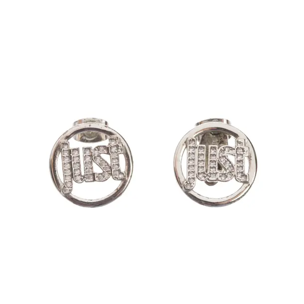 Ohrringe, in Silber, Metall (metallisch, metallisiert), Just Cavalli