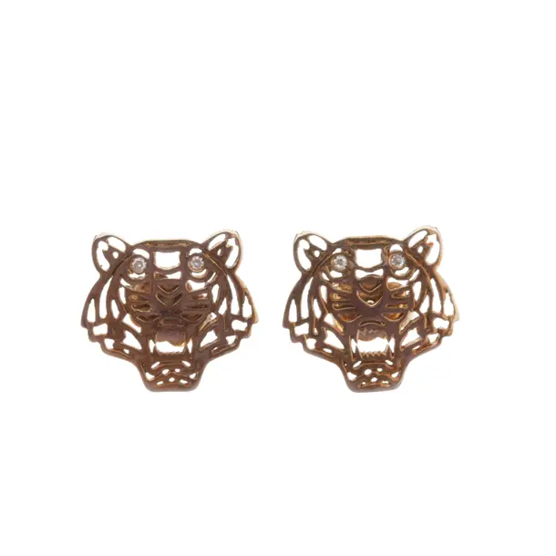 Earrings, in Gold, Metal (metallic, metallized), Kenzo