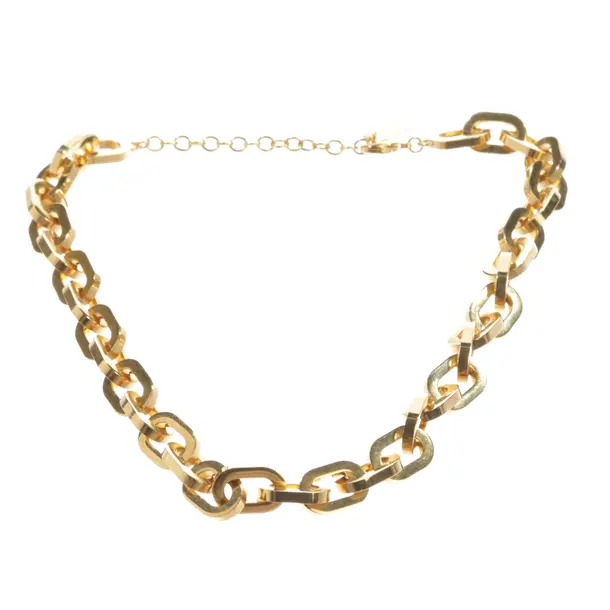 Necklace, in Gold, Metal (metallic, metallized), Saint Laurent