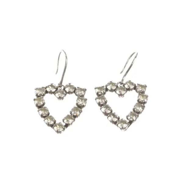 Earrings, in Silver, Metal (metallic, metallized), Saint Laurent