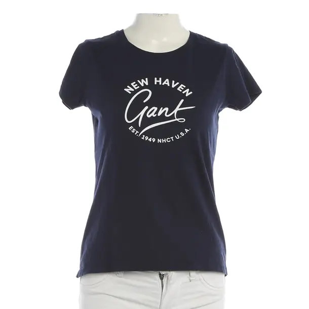 Shirt, in Navy, Baumwolle, Gant