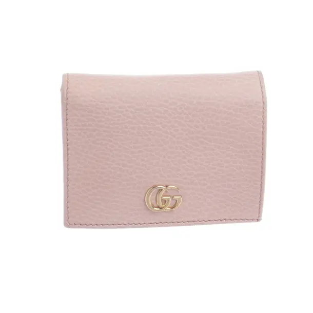 Portafoglio, in Rosa chiaro, Pelle, Gucci