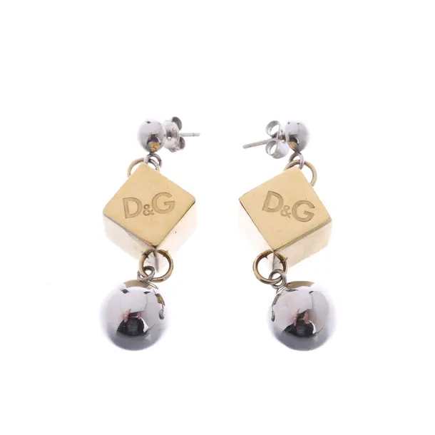 Earrings, in Gold, Metal (metallic, metallized), Dolce & Gabbana