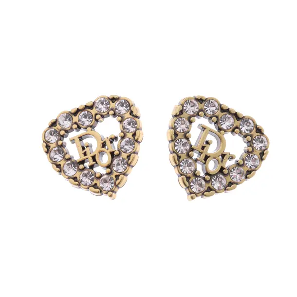 Ohrringe, in Gold, Metall (metallisch, metallisiert), Dior