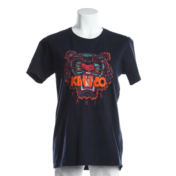 Shirt, in Navy, Baumwolle, Kenzo