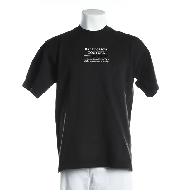 T-Shirt, in Schwarz, Baumwolle, Balenciaga