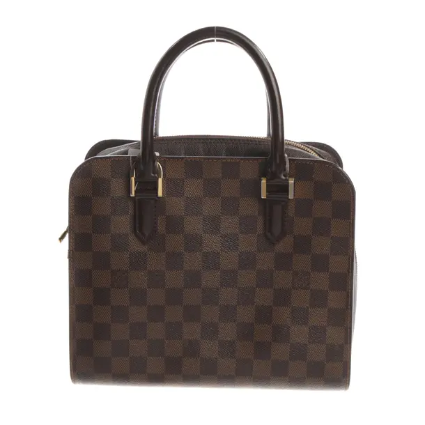 Handbag, in Dark Brown, Canvas, Louis Vuitton