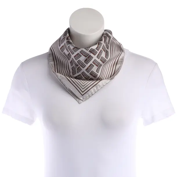 Shawl, in Light Gray, Silk, Louis Vuitton