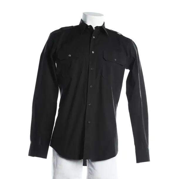 Shirt, in Black, Cotton, Lauren Ralph Lauren