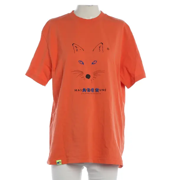 Shirt, in Orange, Cotton, Maison Kitsuné