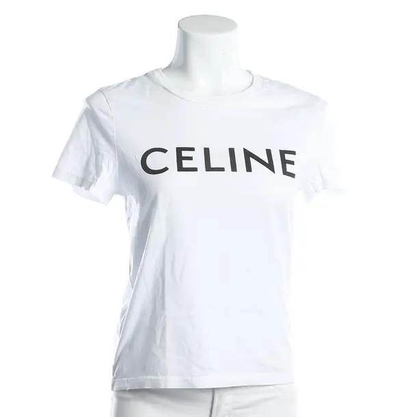Shirt, in Weiß, Baumwolle, Céline