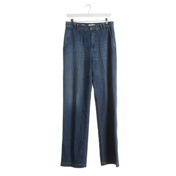 Straight Fit Jeans, in Blue, Cotton, Closed
