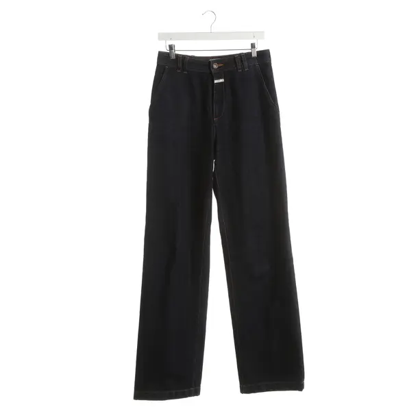 Straight Fit Jeans, in Navy, Cotton, Closed