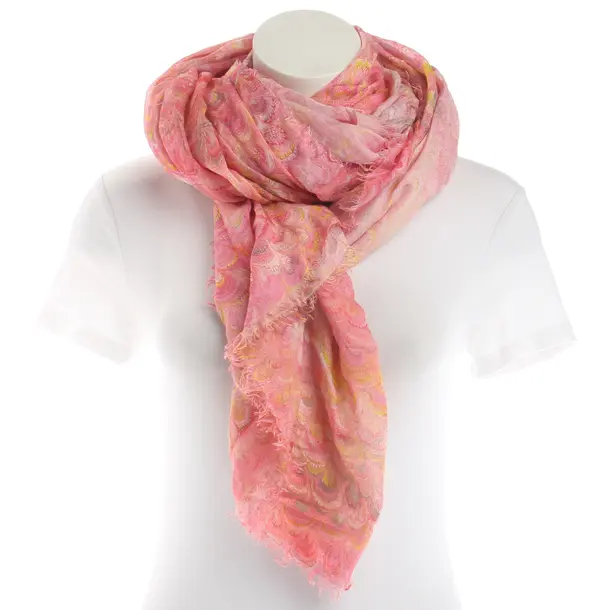 Shawl, in Multicolored, Cotton, Faliero Sarti