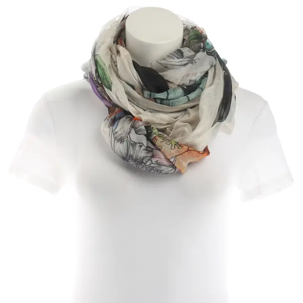 Shawl, in Multicolored, Cotton, Faliero Sarti