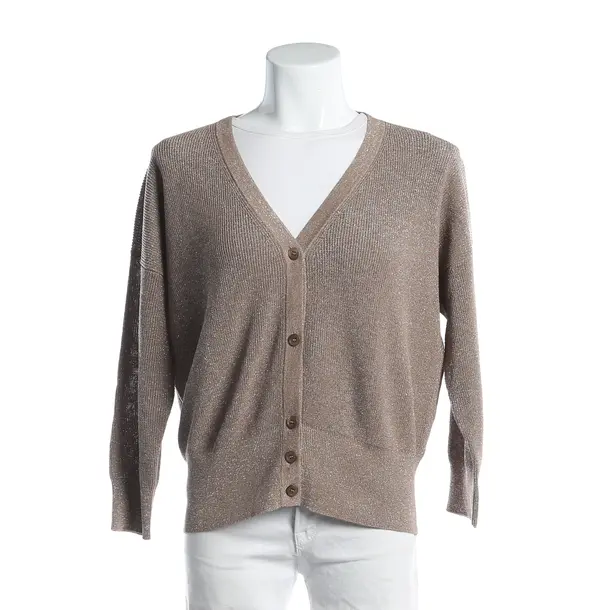 Strickjacke, in Braun, Baumwolle, Peserico
