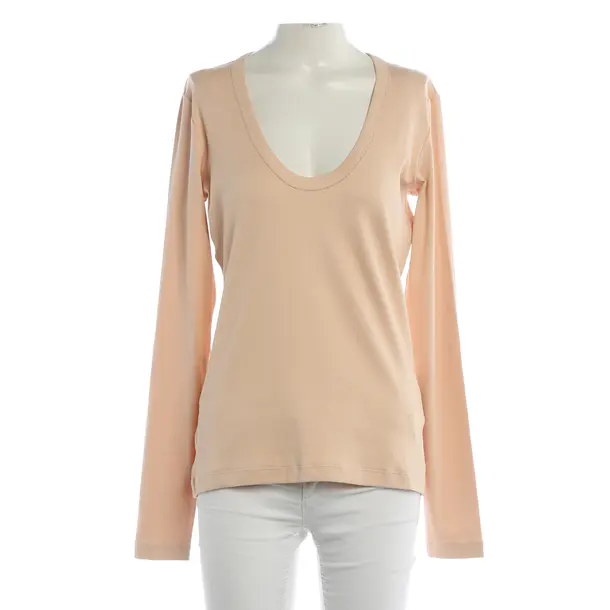 Long Sleeve Shirt, in Light Brown, Cotton, Fabiana Filippi