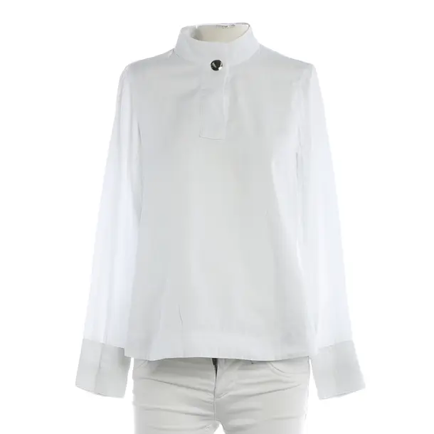 Blouse, in White, Cotton, Windsor