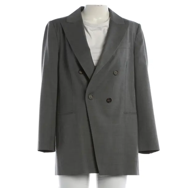 Blazer, in Grigio, Lana, Brunello Cucinelli