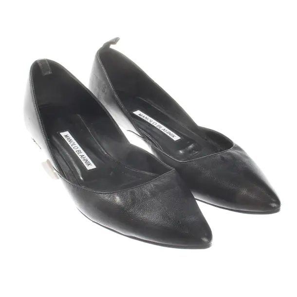 Ballet Flats, in Black, Manolo Blahnik