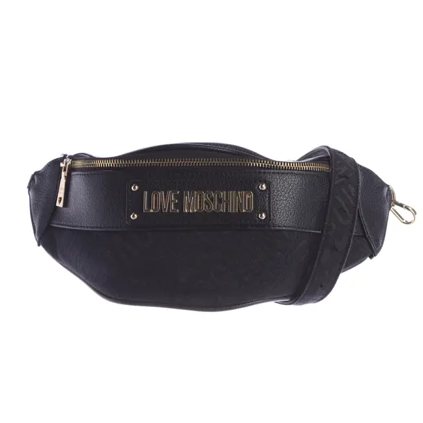 Bum Bag, in Black, Polyamide, Love Moschino