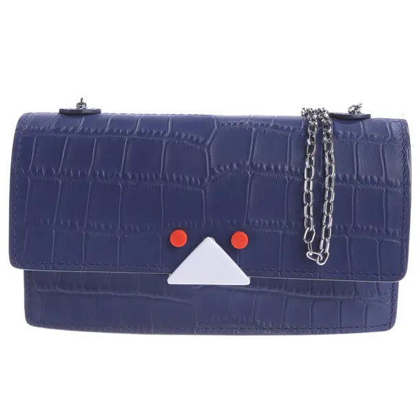 Borsa da sera, in Blu, Pelle, Emporio Armani