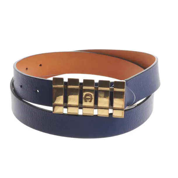 Gürtel, in Blau, Leder, Aigner