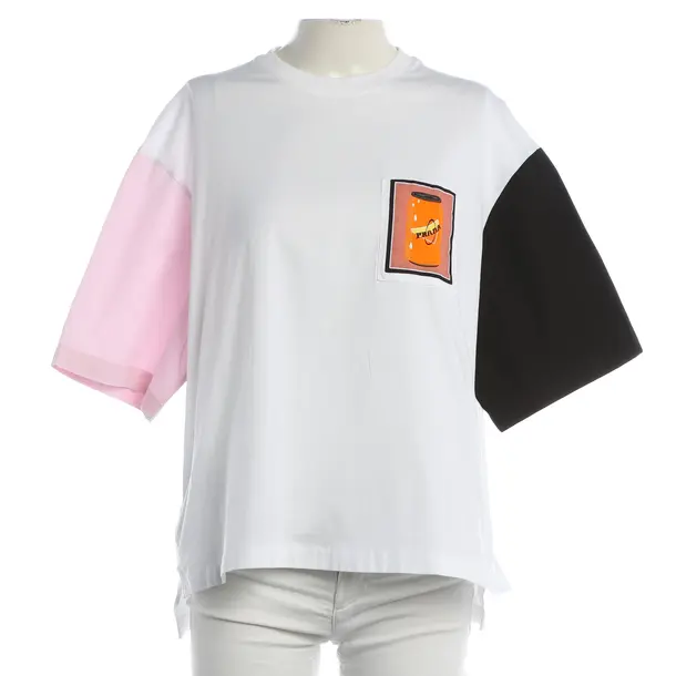 Shirt, in Multicolored, Cotton, Prada