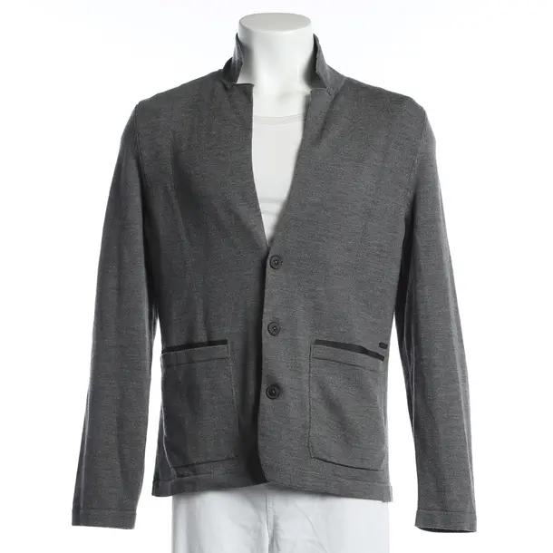 Cardigan, in Gray, Wool, Hugo Boss Orange