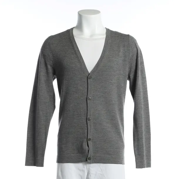 Cardigan, in Gray, Wool, Drykorn