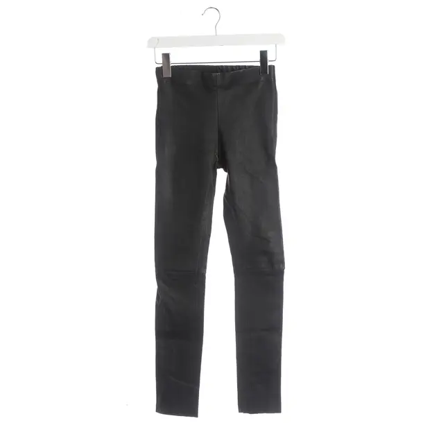 Leggings, in Schwarz, Leder, Joseph