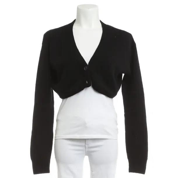 Strickjacke, in Schwarz, Wolle, Prada