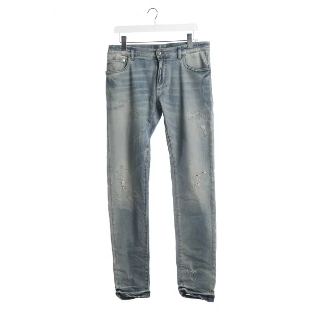 Jeans Slim Fit, in Blau, Baumwolle, Dolce & Gabbana