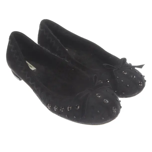 Ballet Flats, in Black, Miu Miu