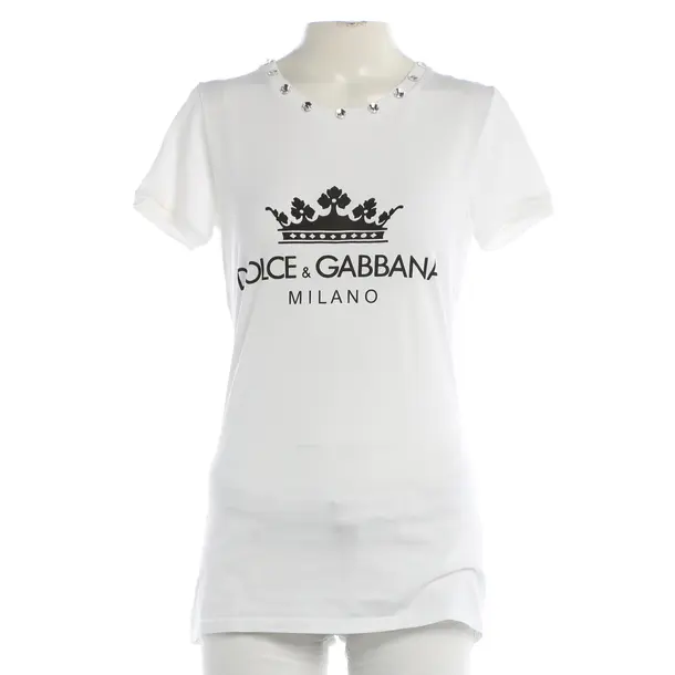 Shirt, in Weiß, Baumwolle, Dolce & Gabbana