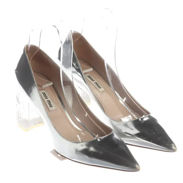 Pumps, in Silver, Miu Miu