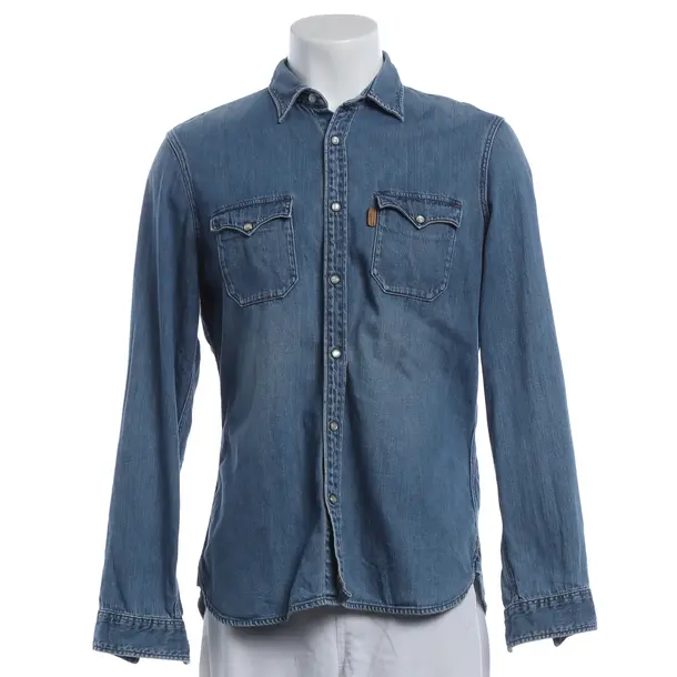 Denim Shirt, in Blue, Cotton, Burberry Brit