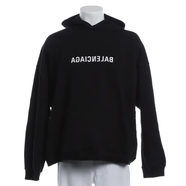 Hoodie, in Schwarz, Baumwolle, Balenciaga