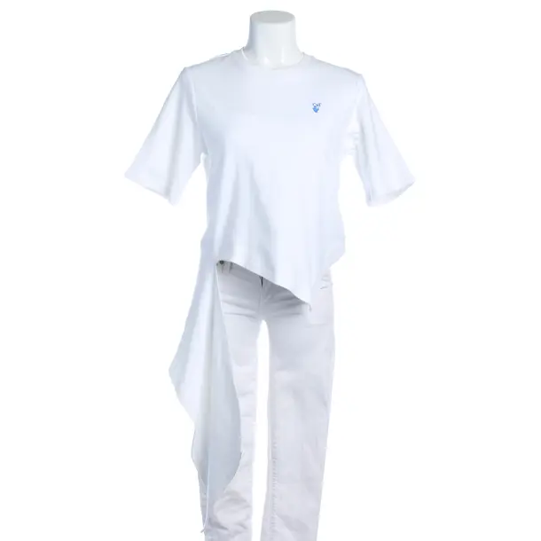 Bluse in Weiß, Baumwolle, Off-White