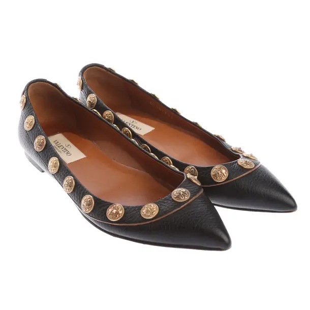 Ballerinas in Schwarz, , Valentino